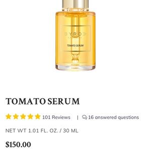 Tomato serum facial
